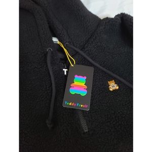 TEDDY FRESH SHERPA HALF ZIP HOODIE